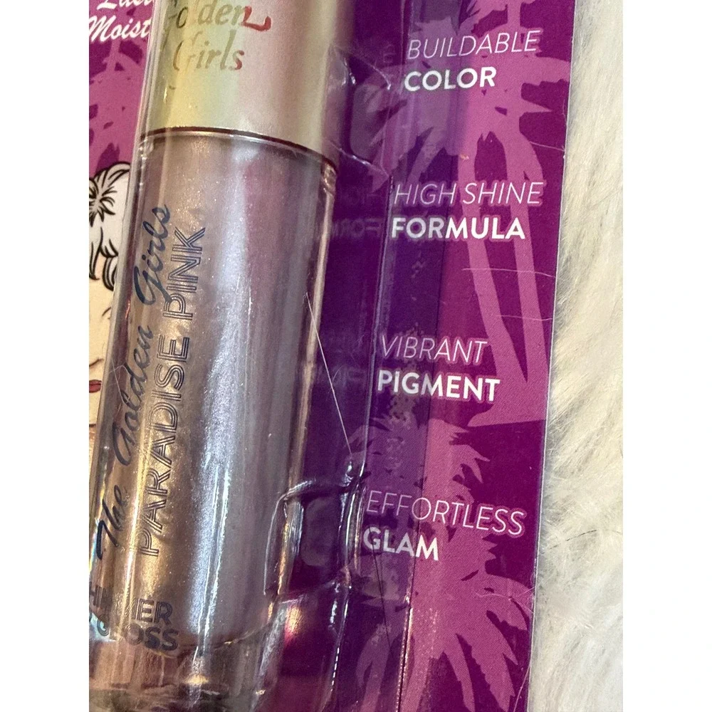The Golden Girls Berry Jam Hand Cream & Paradise Pink Shimmer Lip Gloss Set